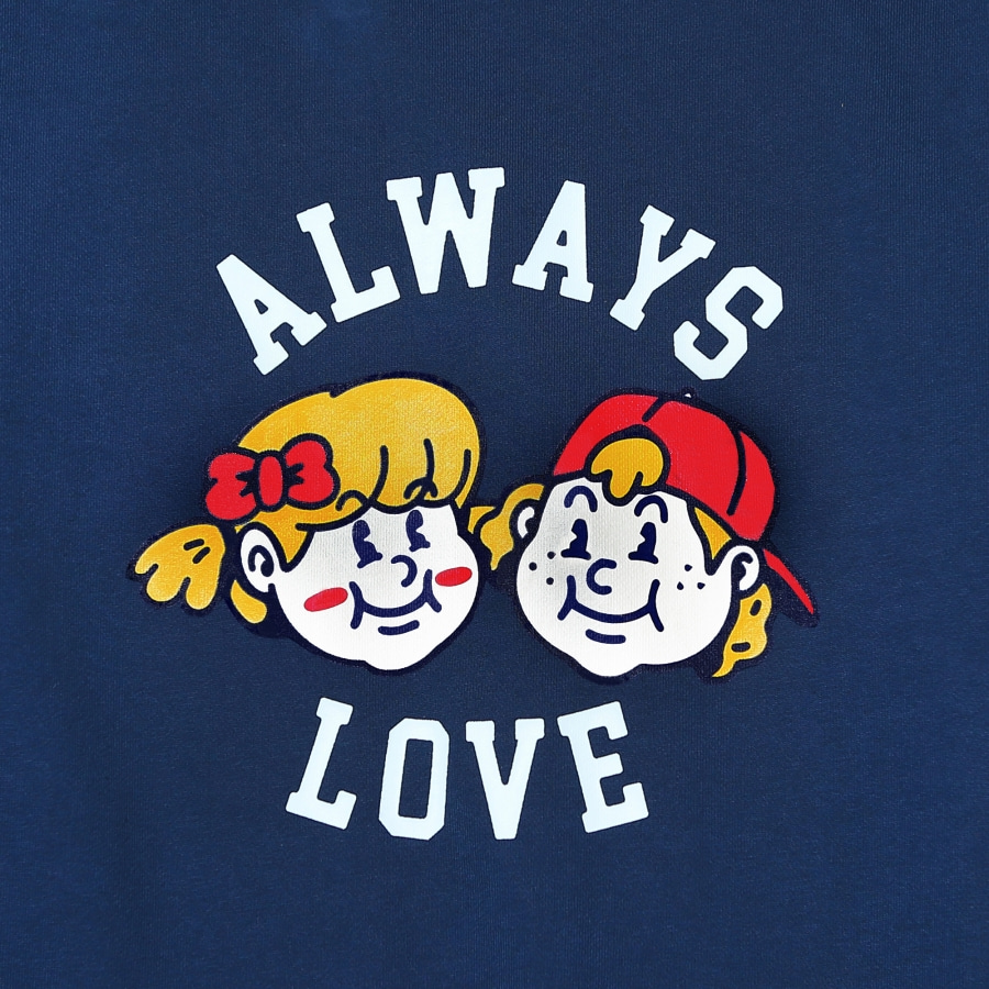 마크엠(MARKM) Always Love Sweatshirts Navy