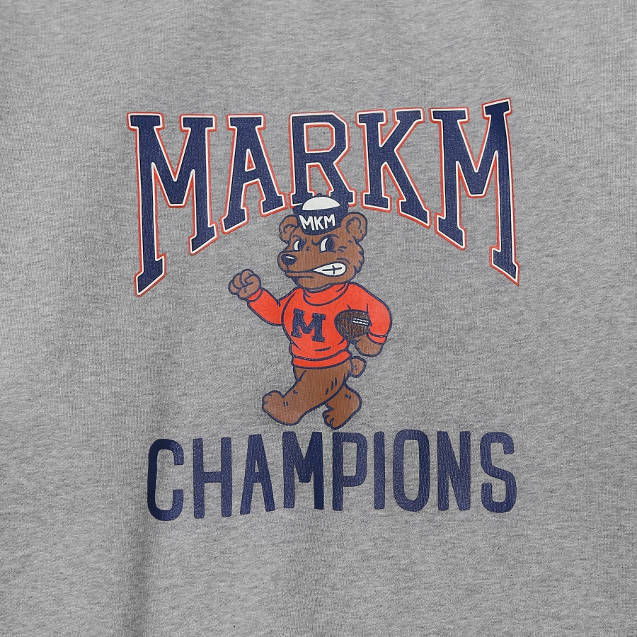 마크엠(MARKM) Markm champion Graphic Sweatshirts Gray [기모O]